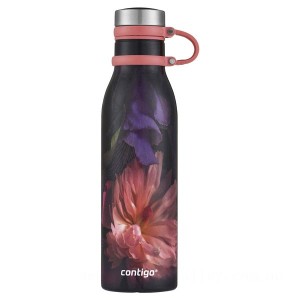 Contigo Couture THERMALOCK Vacuum-Insulated Stainless Steel Water Bottle, Nightflower, 20 oz Limited Offers