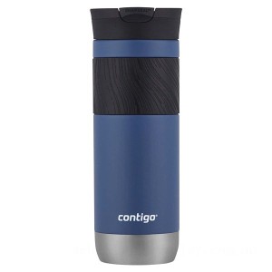 Contigo SnapSeal Insulated Stainless Steel Travel Mug with Grip, 20 oz., Blue Corn on Outlet