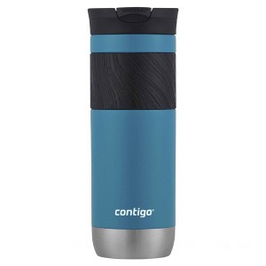 Contigo SnapSeal Insulated Stainless Steel Travel Mug with Grip, 20 oz., Juniper on Clearance