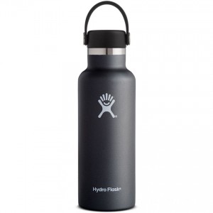 Limited Sale Hydro Flask 18oz Standard Mouth Water Bottle Black