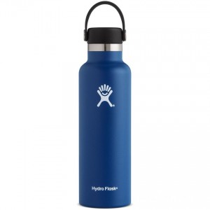 Limited Clearance Hydro Flask 21oz Standard Mouth Water Bottle Cobalt