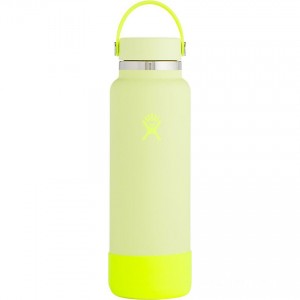 Discounted Hydro Flask 40oz Wide Mouth Water Bottle Prism Pop Lemonade