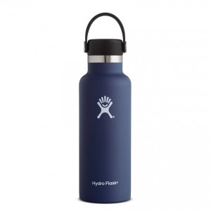 Discounted Hydro Flask 18oz Standard Mouth Water Bottle Cobalt