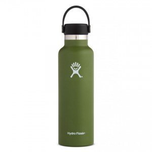 Hydro Flask 21oz Standard Mouth Water Bottle Olive on Sale