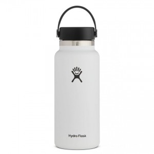 Hydro Flask 32oz Wide Mouth Bottle White for Sale