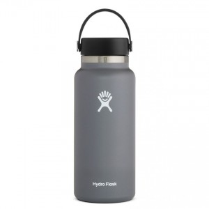 Hydro Flask 32oz Wide Mouth Bottle Stone Outlet Sale