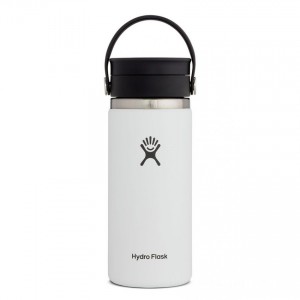 Hydro Flask 16oz Wide Mouth Coffee Travel Mug White Limited Offers