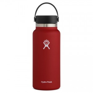 Hydro Flask 32oz Wide Mouth Bottle Lychee Red Limited Offers