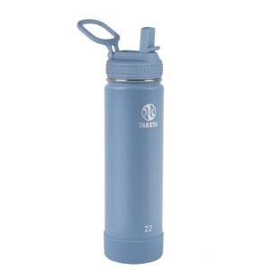 Takeya Actives 22oz Straw Blue Stone on Clearance