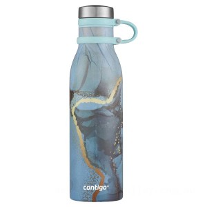 Limited Sale Contigo Couture THERMALOCK Vacuum-Insulated Stainless Steel Water Bottle, Translucent Flower, 20 oz