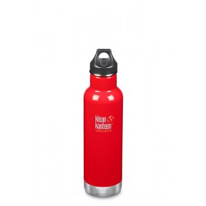 Klean Kanteen Insulated Classic 20 oz-Mineral Red Discounted