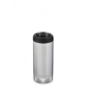 Klean Kanteen Insulated TKWide 12 oz with Café Cap-Brushed on Clearance