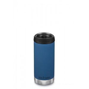 Klean Kanteen Insulated TKWide 12 oz with Café Cap-Real Teal on Clearance