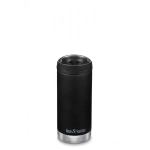Klean Kanteen Insulated TKWide 12 oz with Café Cap-Shale Black on Clearance