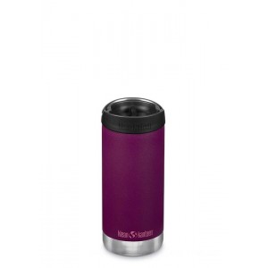 Klean Kanteen Insulated TKWide 12 oz with Café Cap-Purple Potion on Clearance