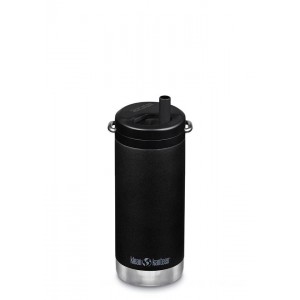 Klean Kanteen Insulated TKWide 12 oz with Twist Cap-Shale Black on Outlet