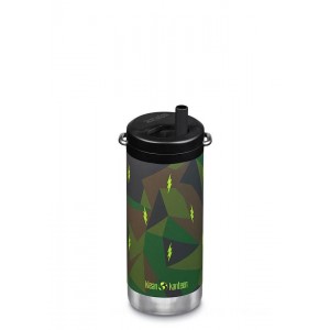Klean Kanteen Insulated TKWide 12 oz with Twist Cap-Electric Camo on Outlet