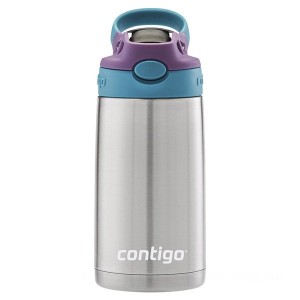 Discounted The Contigo Kids AUTOSPOUT Straw Water Bottle with Easy-Clean Lid features a spill-proof valve so car seats are safe from spills no matter what. Its lid is designed to eliminate nooks and crannies in which dirt and grime might collect. Ages 3 a