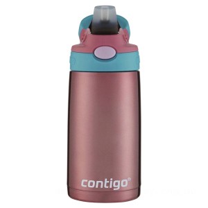 Contigo Kids Stainless Steel Water Bottle with Redesigned AUTOSPOUT Straw, Painted Punch, 13 oz for Sale